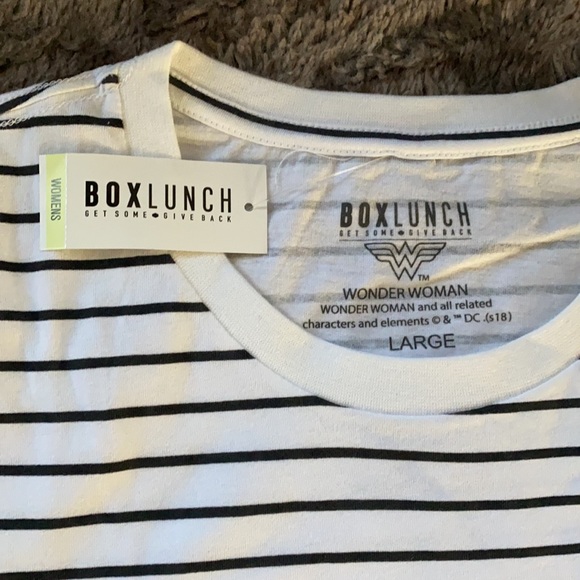 Wonder Woman Striped Ringer - Picture 3 of 5